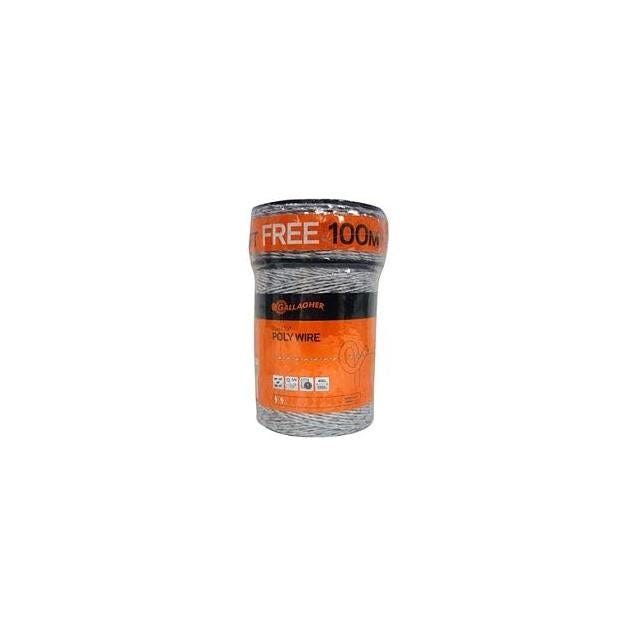 Gallagher Electric Fence Polywire, Ultra White, 1,320 Ft. Gallagher Electric Fence Polywire, Ultra White, 1,320 Ft.