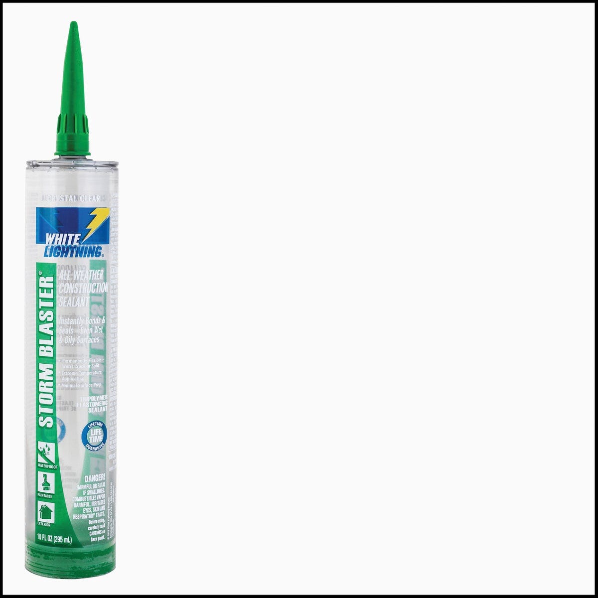 White Lightning Storm Blaster 10 Oz. Clear Elastomeric Sealant - photo 2 White Lightning Storm Blaster 10 Oz. Clear Elastomeric Sealant - photo 2