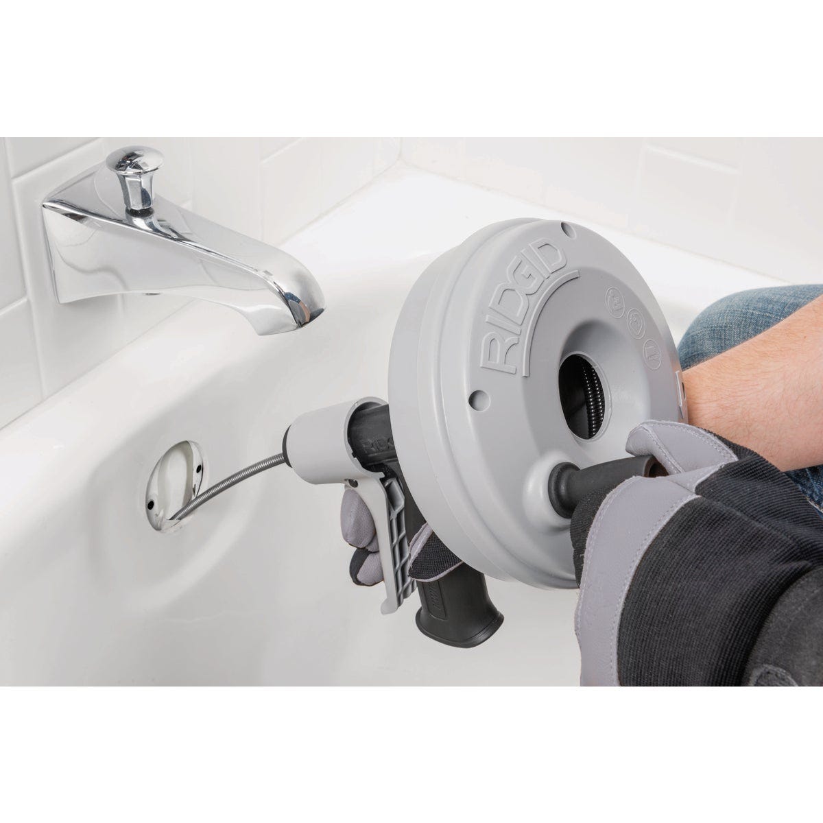 Ridgid Kwik-Spin+ 1/4 In. x 25 Ft. Snake Drain Auger - photo 3
