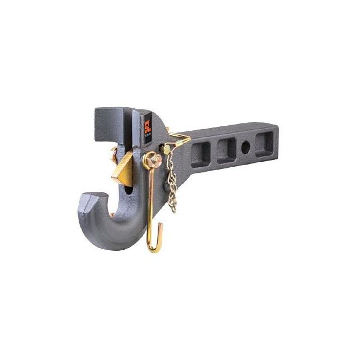 Curt Securelatch 14000 Lb. Strength 2 In. Shank 2-1/2 or 3 In. Linette Receiver-Mount Pintle Hook