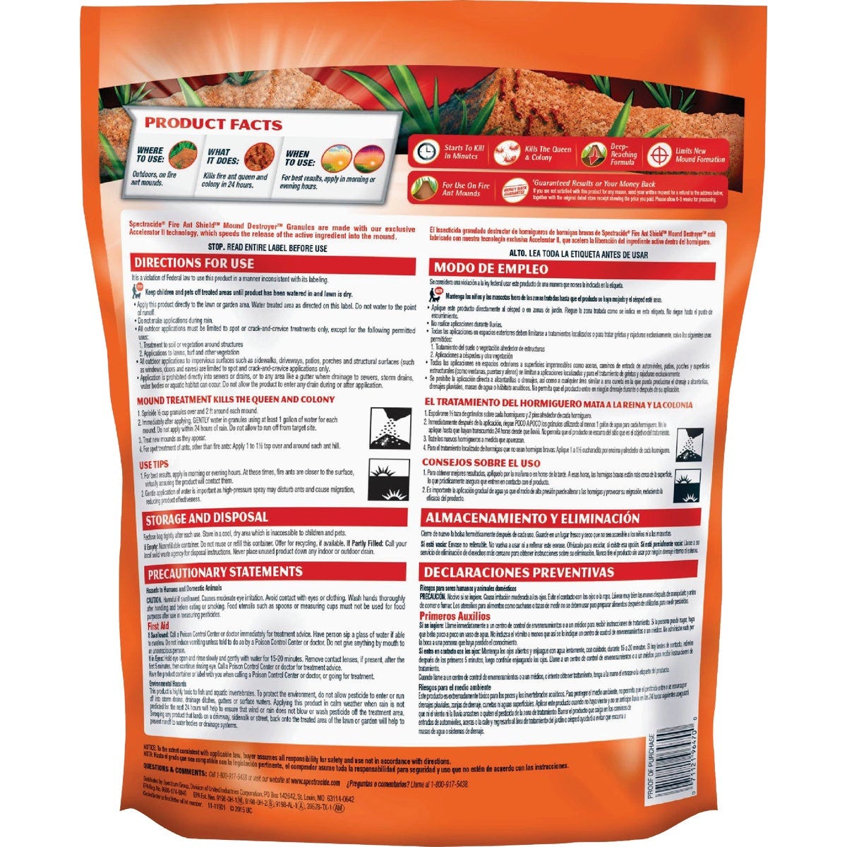 Spectracide 3.5 Lb. Ready to Use Granules Fire Ant Shield Mound Destroyer - photo 2 Spectracide 3.5 Lb. Ready to Use Granules Fire Ant Shield Mound Destroyer - photo 2