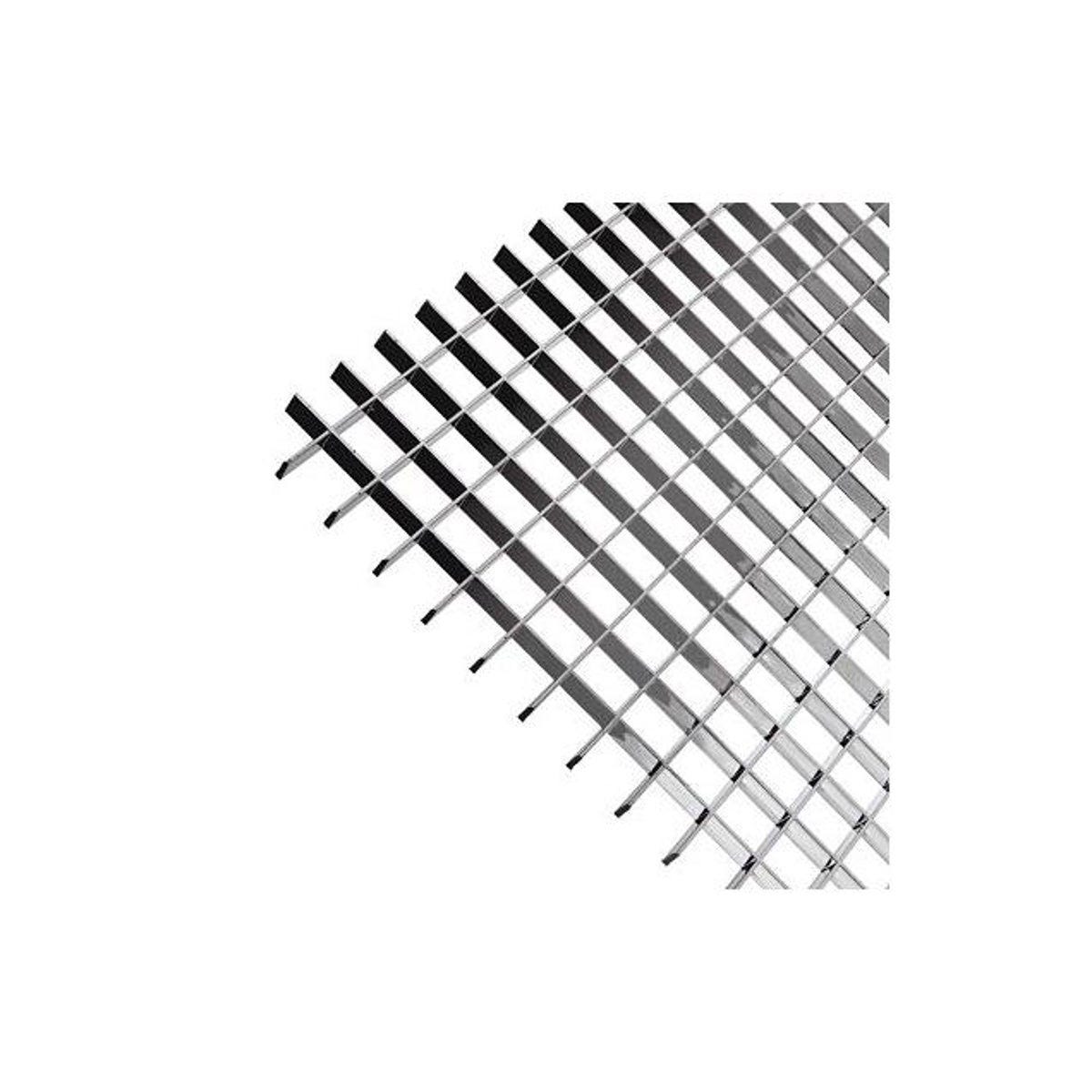 Plaskolite Egg Crate Lighting Diffuser, Silver, 2 x 4 Ft.