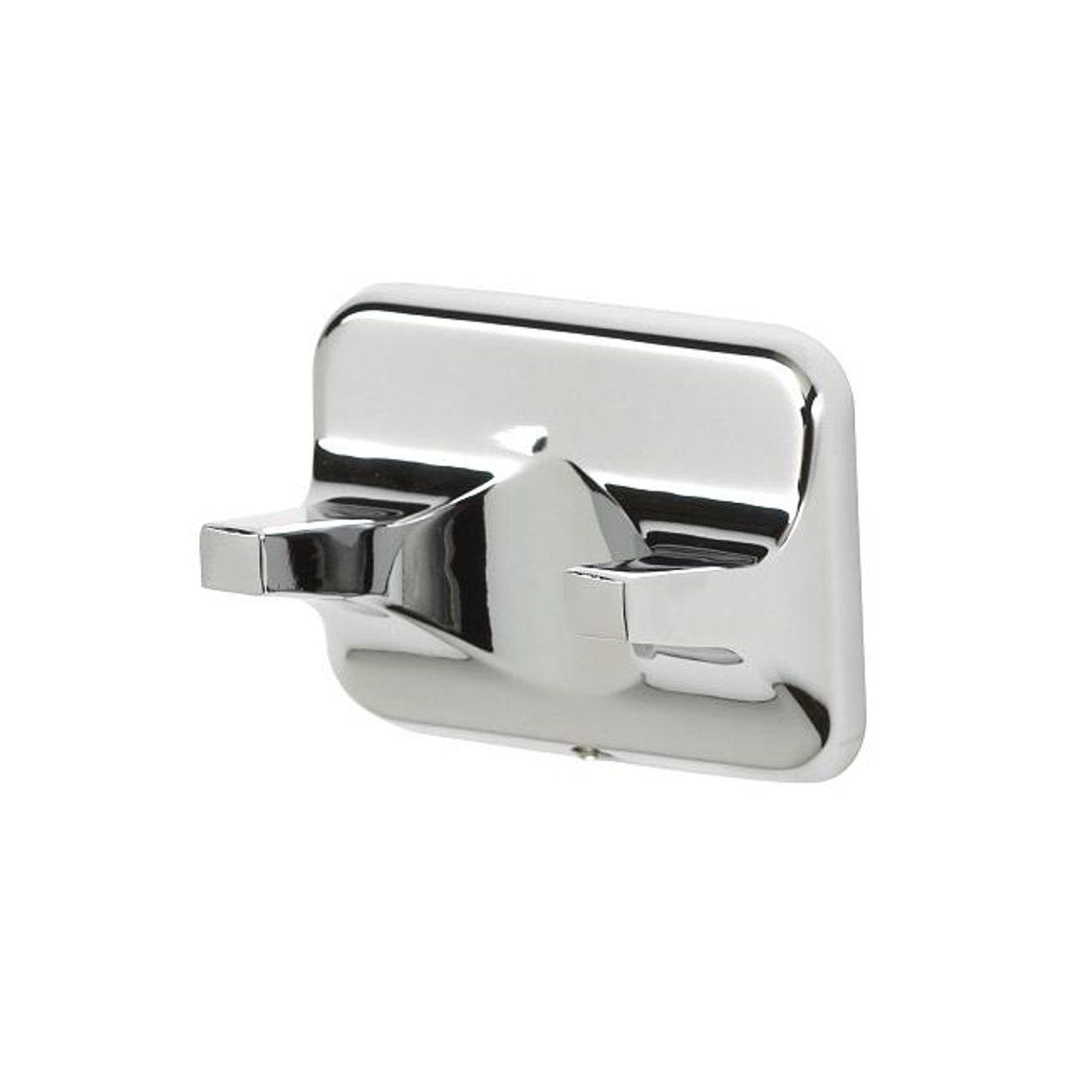 HomePointe Brushed Nickel Double Robe Hook