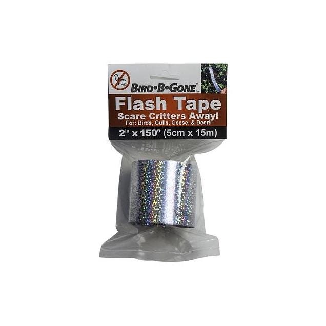Bird-B-Gone 2 In. x 150 Ft. Flash Tape Bird Repellent Bird-B-Gone 2 In. x 150 Ft. Flash Tape Bird Repellent