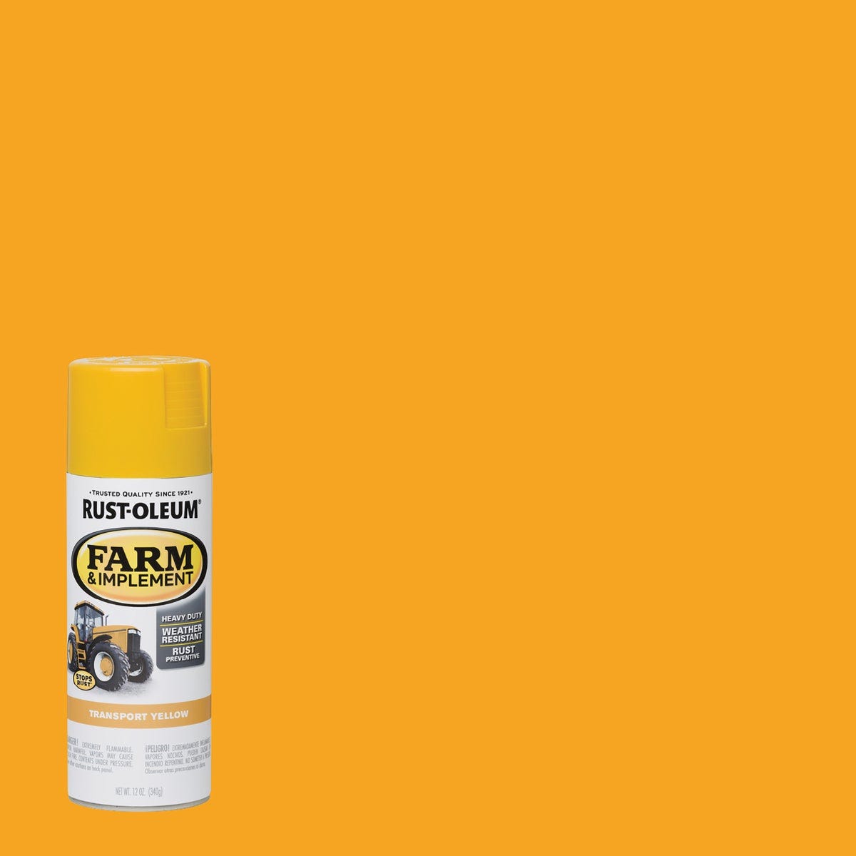 Rust-Oleum 12 Oz. Transport Yellow Farm & Implement Spray Paint