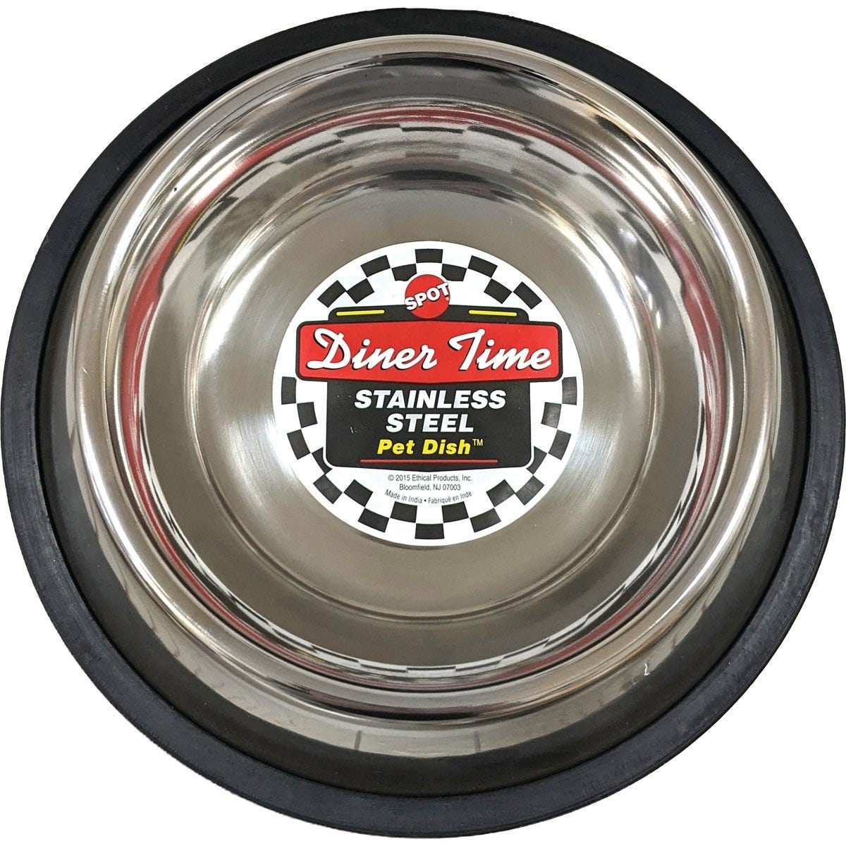 Spot 24 Oz. Mirror Finish No-Tip Stainless Steel Dog Dish Spot 24 Oz. Mirror Finish No-Tip Stainless Steel Dog Dish