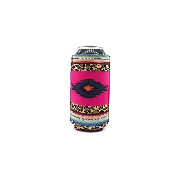 ZipSip Leopard Serape Magnetic BipSip Can Koozie - photo 2 ZipSip Leopard Serape Magnetic BipSip Can Koozie - photo 2