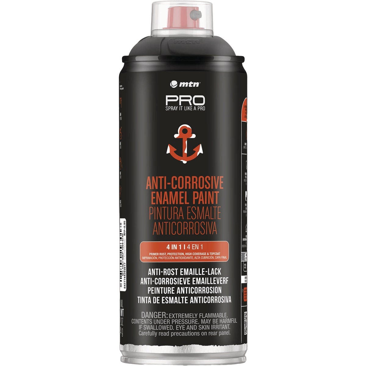 MTN WEPRO 400ml Black Anti Corrosive Spray Paint MTN WEPRO 400ml Black Anti Corrosive Spray Paint