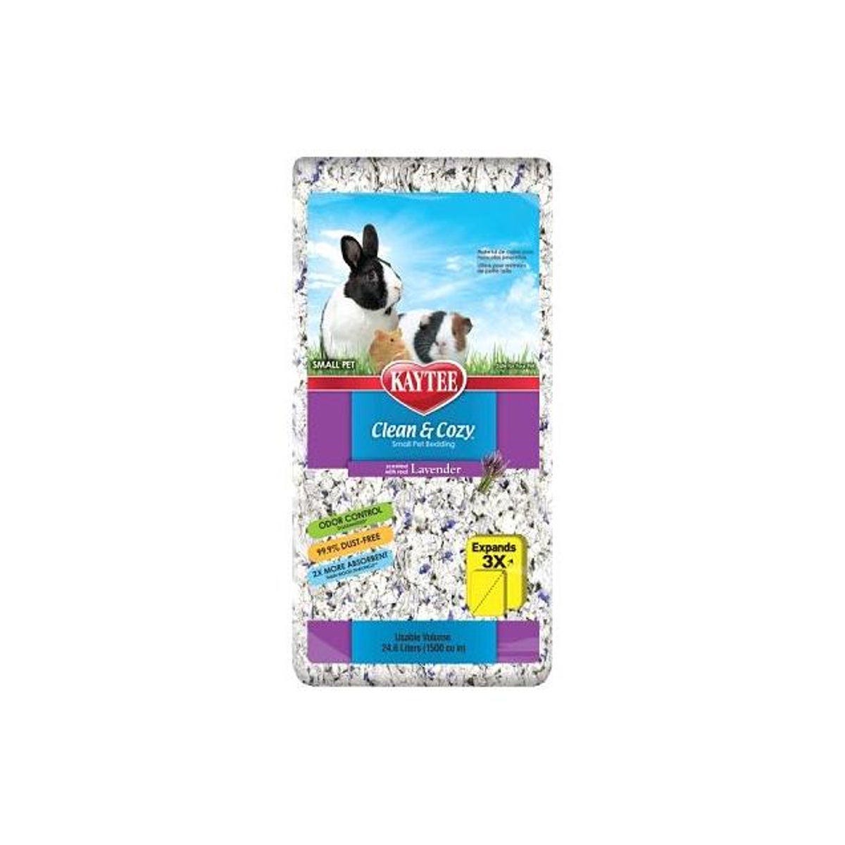Kaytee 24.6L Lavender Scent Clean & Cozy Small Animal Pet Bedding Kaytee 24.6L Lavender Scent Clean & Cozy Small Animal Pet Bedding