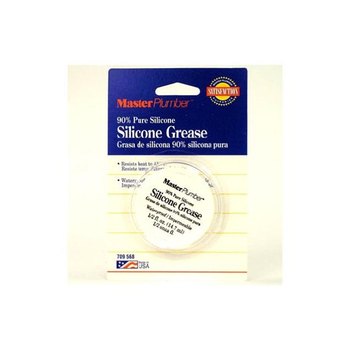 Master Plumber 1/2 Oz. Faucet Silicone Lubricant Grease Master Plumber 1/2 Oz. Faucet Silicone Lubricant Grease