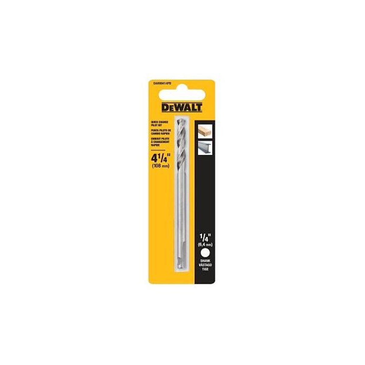 DeWalt 4-1/4 In. Hole Saw Pilot Drill Bit