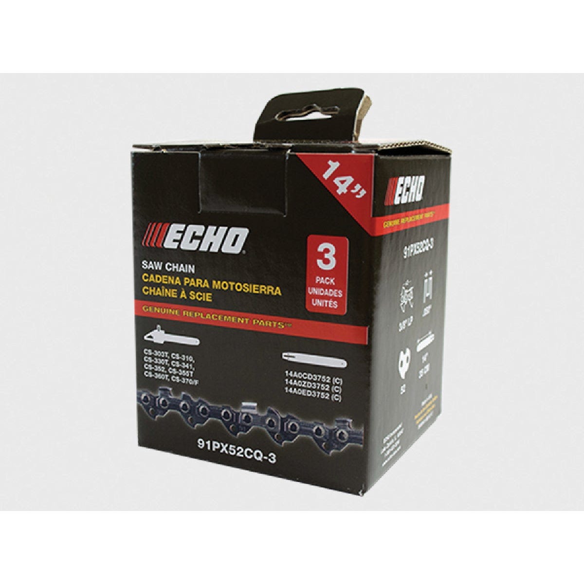 Echo 14 In. Chainsaw Chain (3-Pack)
