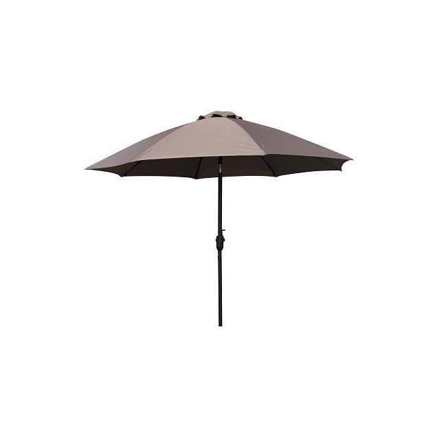 Four Seasons Courtyard 9 Ft. Aluminum Tilt/Crank Taupe Canopy Patio Umbrella - photo 2 Four Seasons Courtyard 9 Ft. Aluminum Tilt/Crank Taupe Canopy Patio Umbrella - photo 2