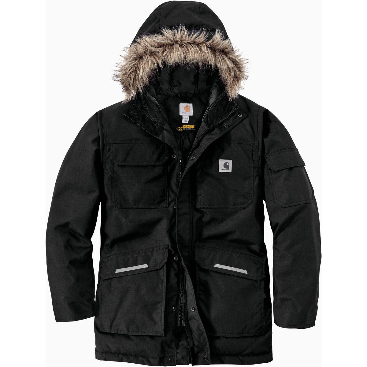Carhartt Yukon Extremes Men's Medium Regular Black Insulated Parka, Loose Fit - photo 2