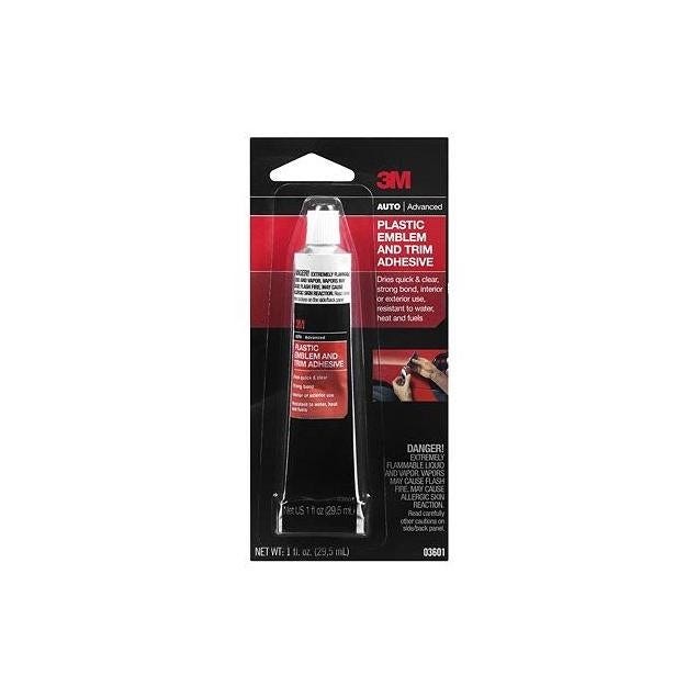 3M 1 Oz. Plastic Emblem/Trim Adhesive 3M 1 Oz. Plastic Emblem/Trim Adhesive
