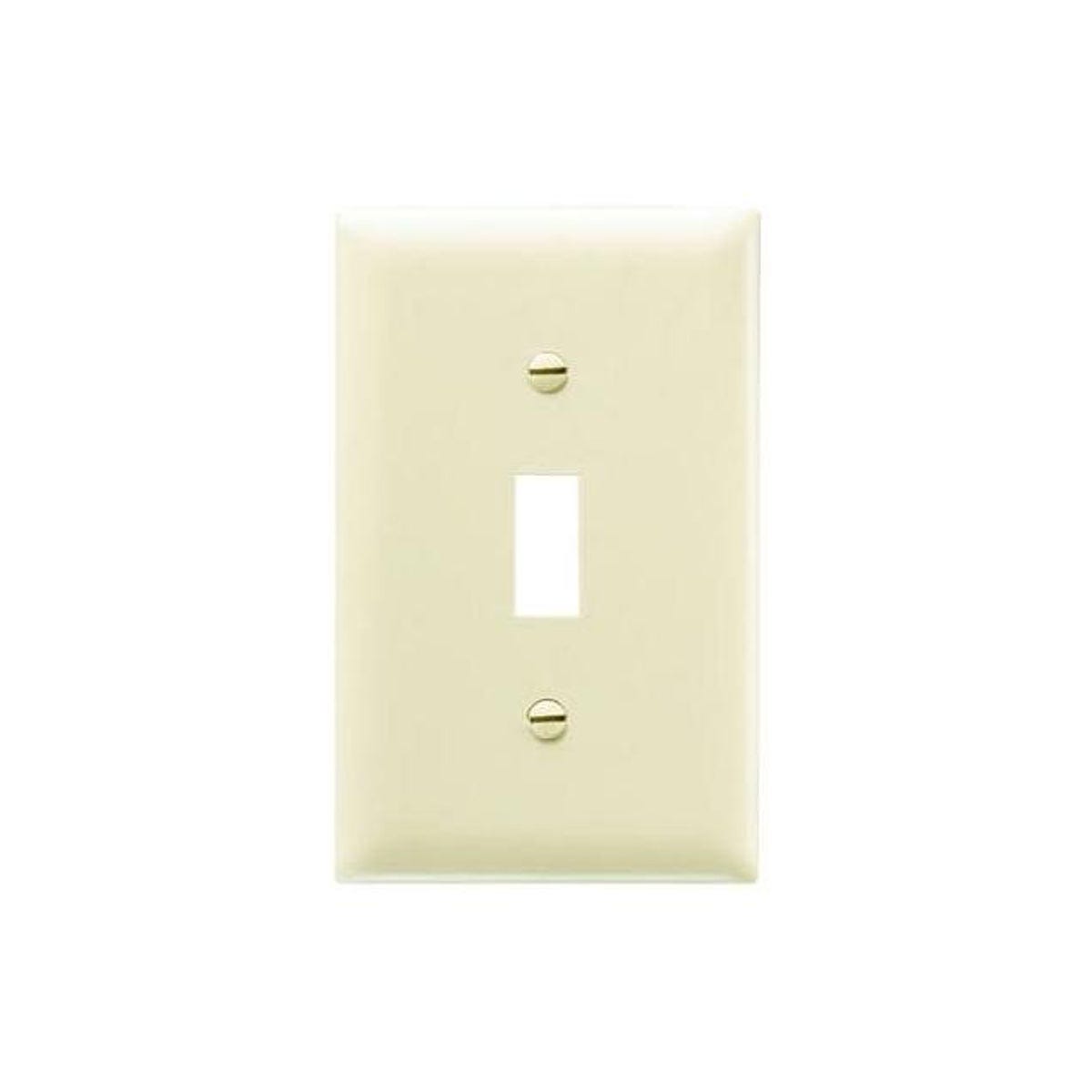 Legrand Pass & Seymour 1-Gang Nylon Toggle Switch Wall Plate, Ivory Legrand Pass & Seymour 1-Gang Nylon Toggle Switch Wall Plate, Ivory