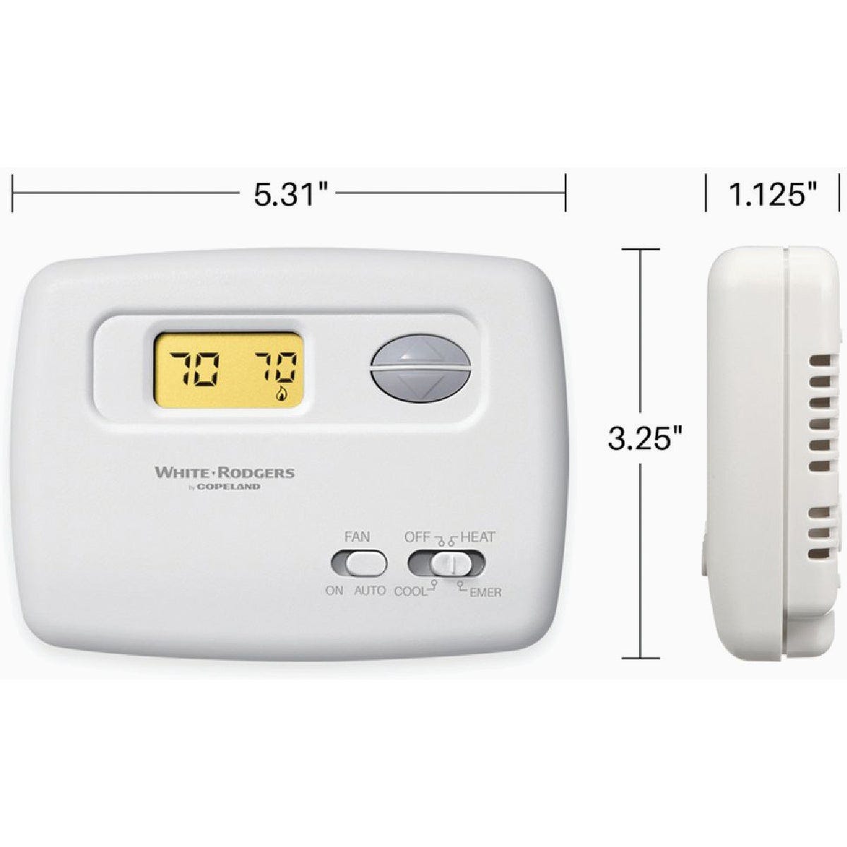 White-Rodgers Classic 70 Series 5-2 Day Programmable Thermostat - photo 7 White-Rodgers Classic 70 Series 5-2 Day Programmable Thermostat - photo 7