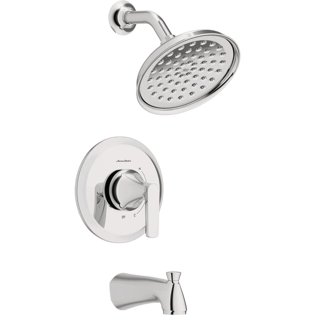 American Standard Becklow Chrome Single-Handle Lever Tub & Shower Faucet American Standard Becklow Chrome Single-Handle Lever Tub & Shower Faucet
