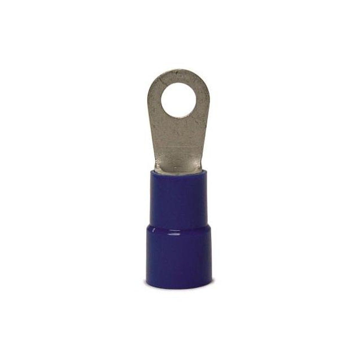 Gardner Bender 6 AWG 1/2 In. Stud Blue Ring Terminals (4-Pack) Gardner Bender 6 AWG 1/2 In. Stud Blue Ring Terminals (4-Pack)