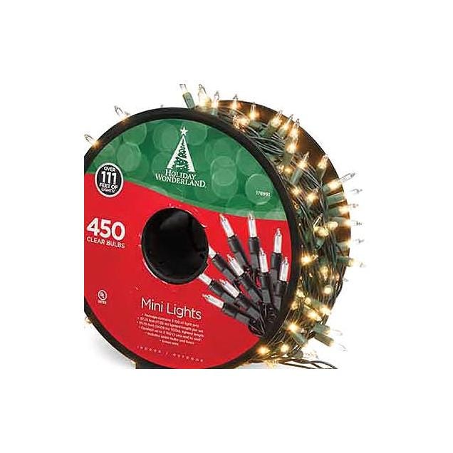 Holiday Wonderland Christmas Mini Light Set, Clear (450-Count) - photo 2 Holiday Wonderland Christmas Mini Light Set, Clear (450-Count) - photo 2