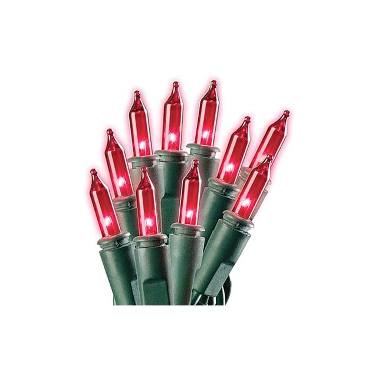 Holiday Wonderland Red 100-Bulb Mini Christmas Light Set Holiday Wonderland Red 100-Bulb Mini Christmas Light Set