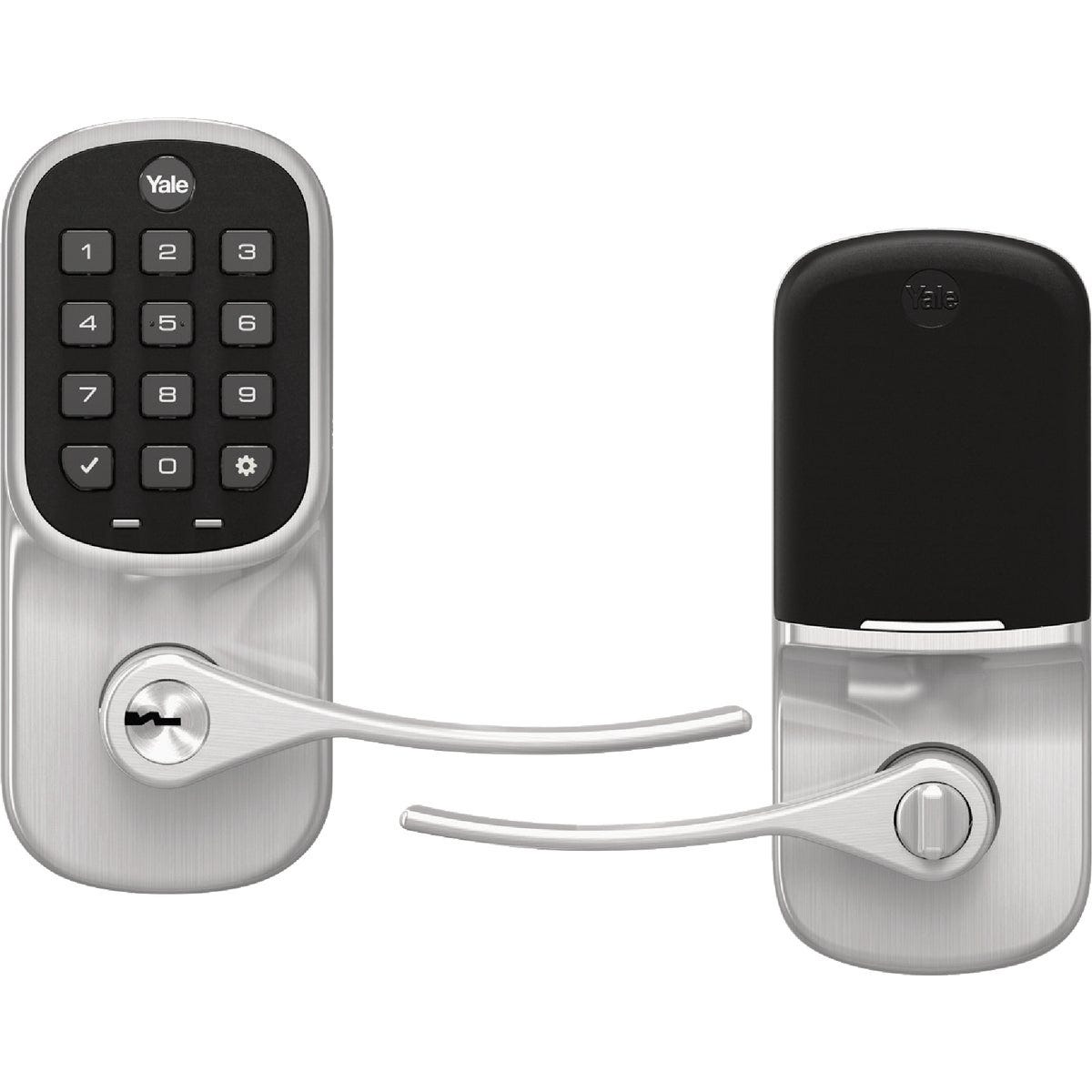 Yale Assure Lever Nickel Standalone Electronic Lock Keypad Deadbolt