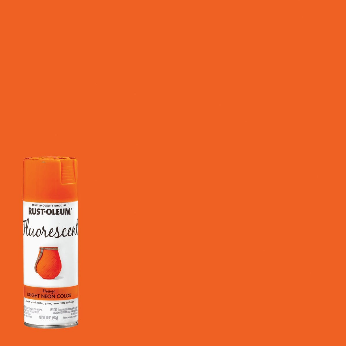 Rust-Oleum Fluorescent 11 Oz. Gloss Spray Paint, Fluorescent Orange Rust-Oleum Fluorescent 11 Oz. Gloss Spray Paint, Fluorescent Orange