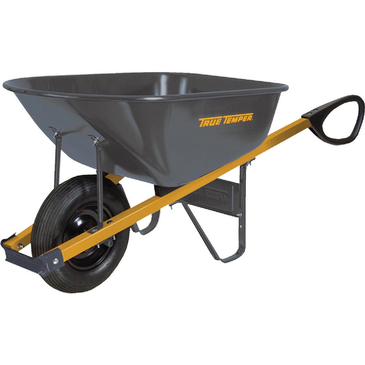 Ames True Temper 6 Cu. Ft. Total Control Steel Wheelbarrow Ames True Temper 6 Cu. Ft. Total Control Steel Wheelbarrow