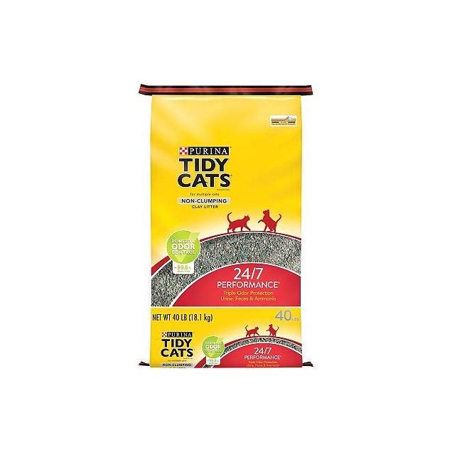 Tidy Cats 40 Lb. Odor Absorbing Non-Clumping Cat Litter