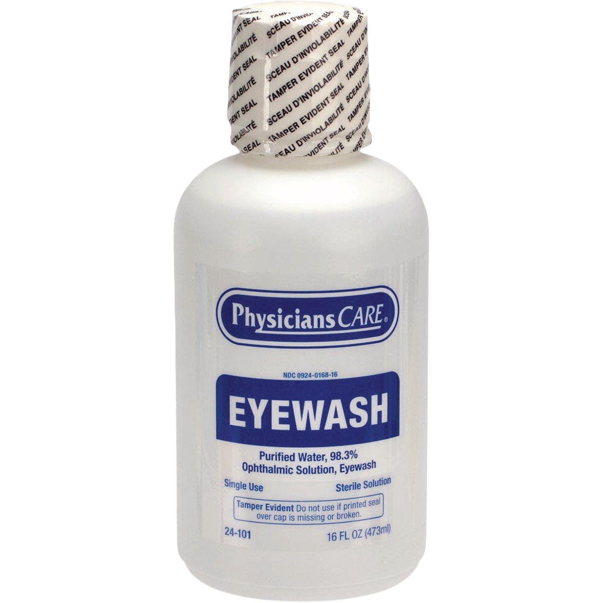 First Aid Only 16 Oz. Screw Cap Eyewash Refill Bottle First Aid Only 16 Oz. Screw Cap Eyewash Refill Bottle