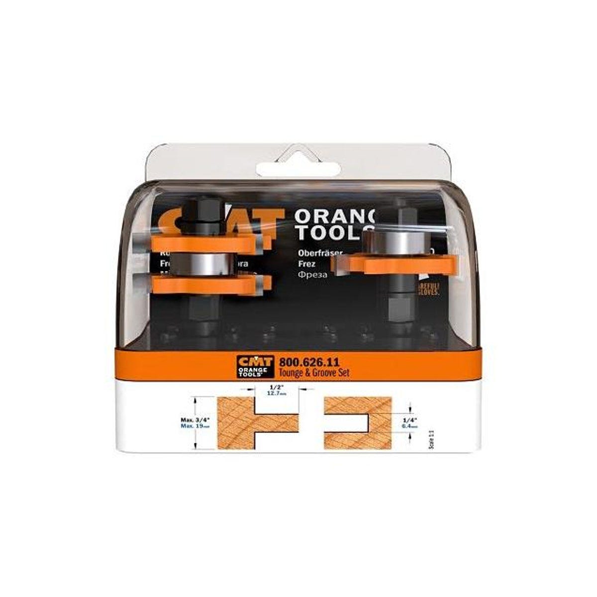 CMT Orange Tools 1/2 In. Shank Tongue & Groove Set - photo 2 CMT Orange Tools 1/2 In. Shank Tongue & Groove Set - photo 2