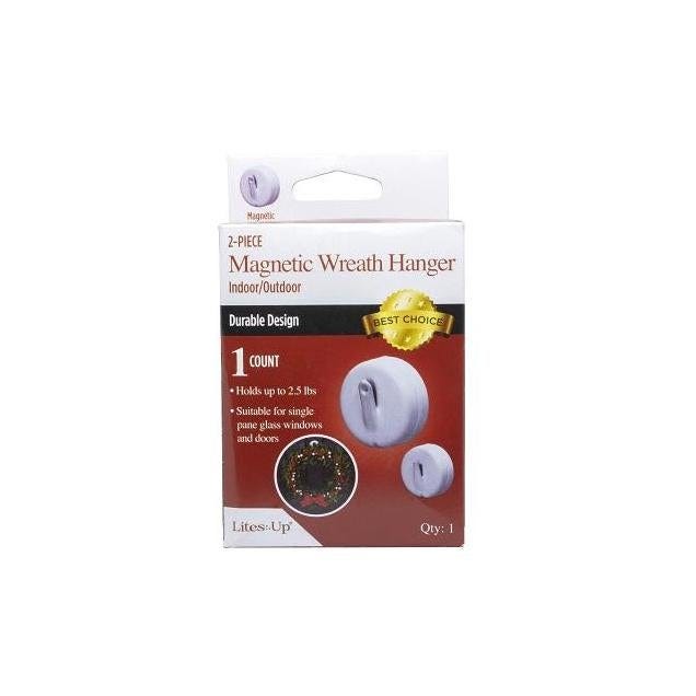 Dyno White Magnetic Wreath Hanger (2-Piece) - photo 2