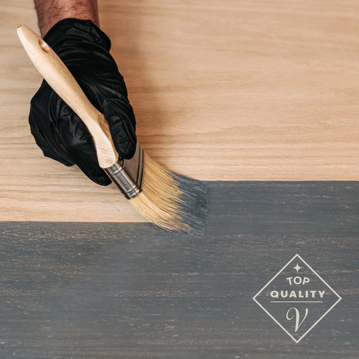 Varathane Fast Dry Worn Navy Urethane Modified Alkyd Interior Wood Stain, 1 Qt. - photo 5