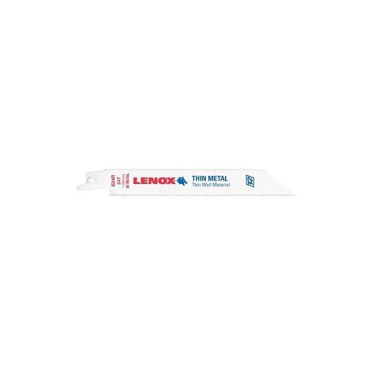 Lenox 6 In. 24 TPI Thin Metal Reciprocating Saw Blade - photo 3