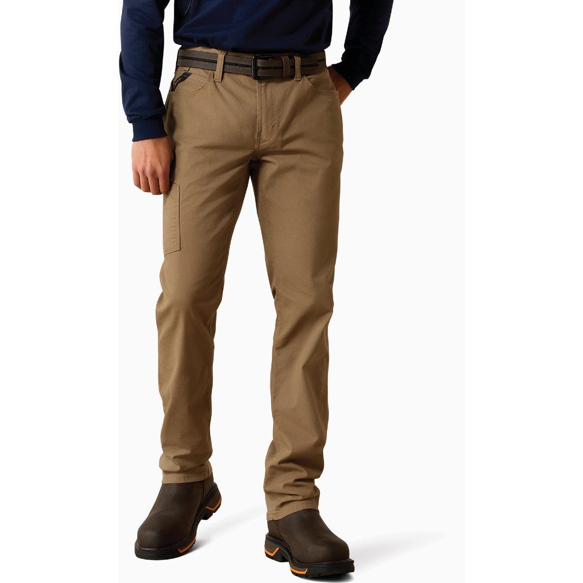 Ariat Men's 34x32 Rebar M4 Low Rise DuraStretch Made Tough Stackable Straight Leg Pant