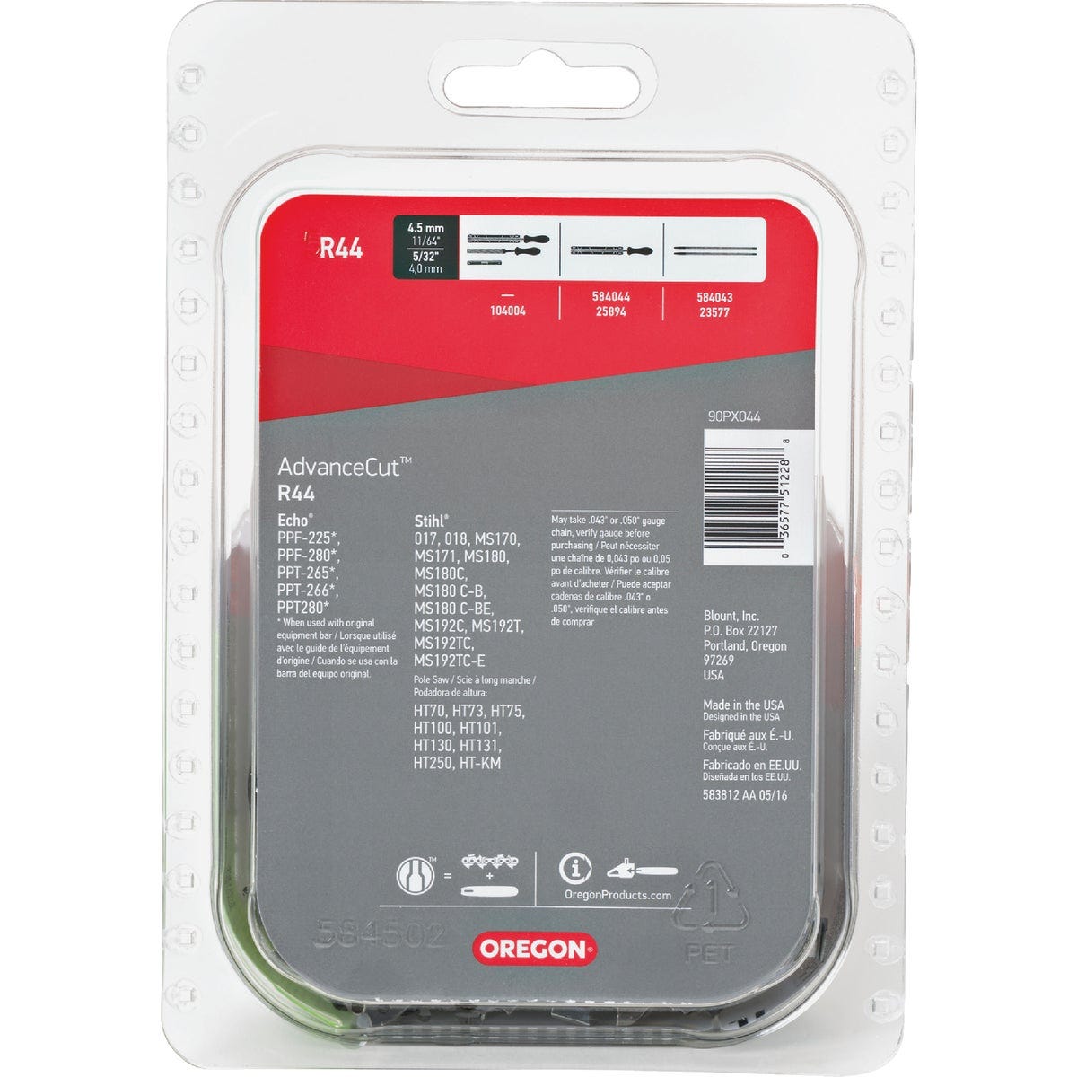 Oregon AdvanceCut 12 In. 44-Link 0.043 In. ga Chainsaw Chain - photo 2 Oregon AdvanceCut 12 In. 44-Link 0.043 In. ga Chainsaw Chain - photo 2