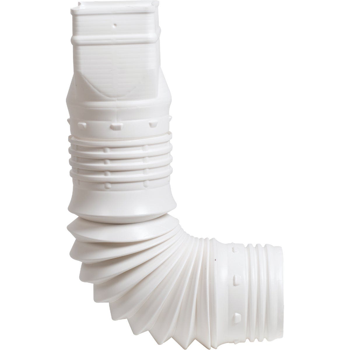 Amerimax Flex-A-Spout 2 In. x 3 In. x 3 In. Or 4 In. Downspout Adapter Amerimax Flex-A-Spout 2 In. x 3 In. x 3 In. Or 4 In. Downspout Adapter