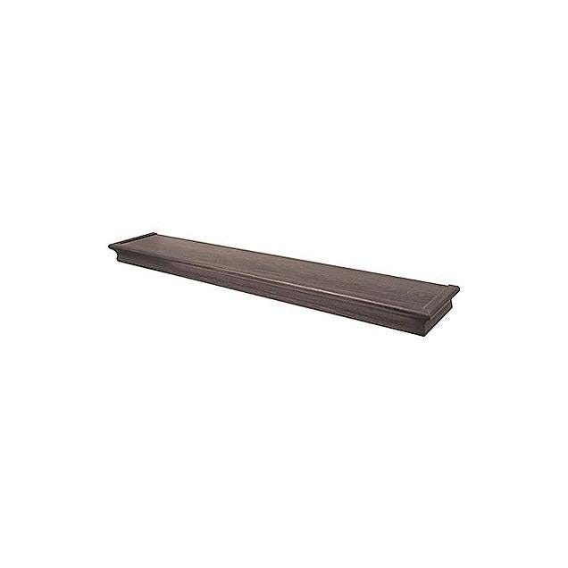 High & Mighty 36 In. Espresso Beveled Design Floating Shelf