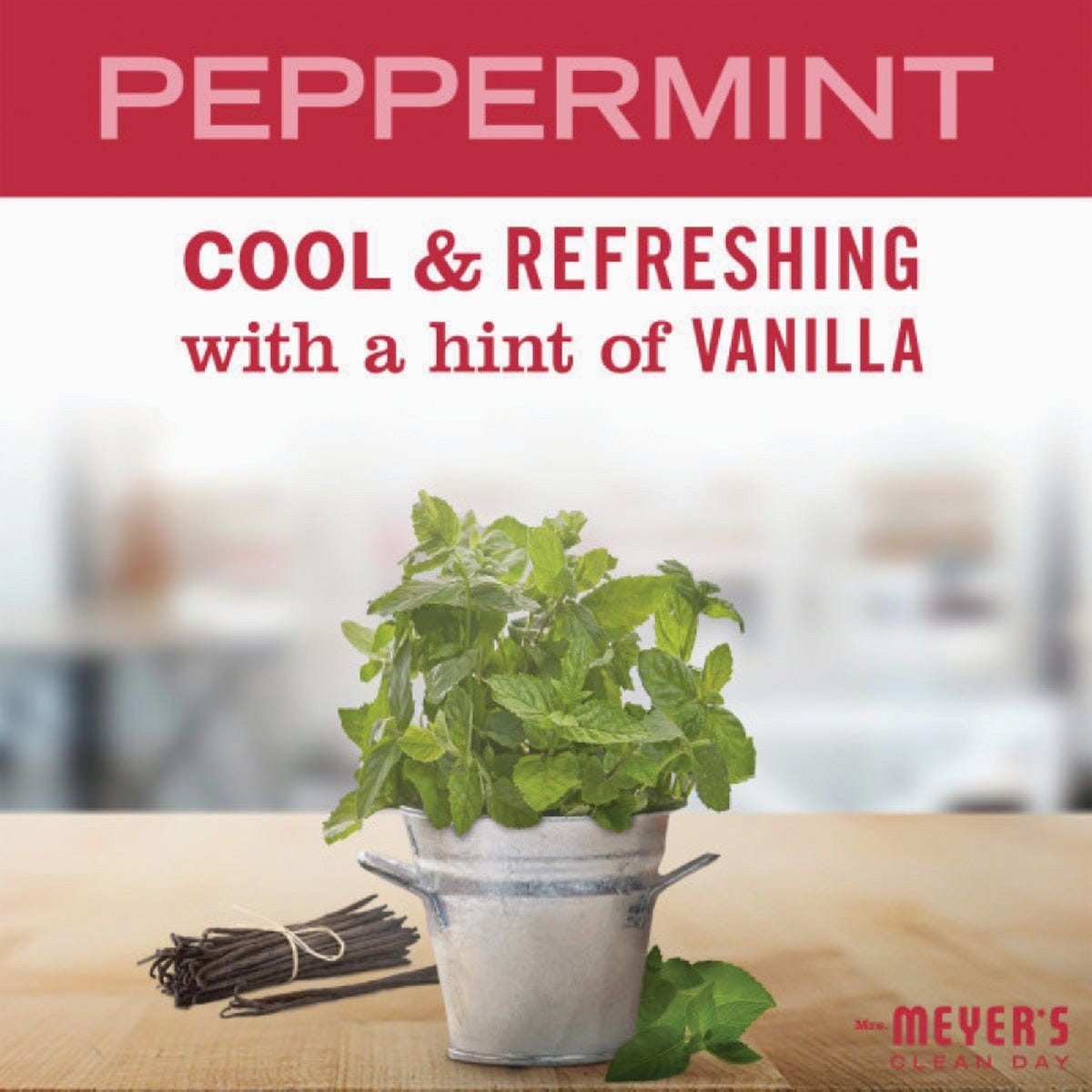 Mrs. Meyer's Clean Day 7.2 Oz. Peppermint Large Soy Candle - photo 5