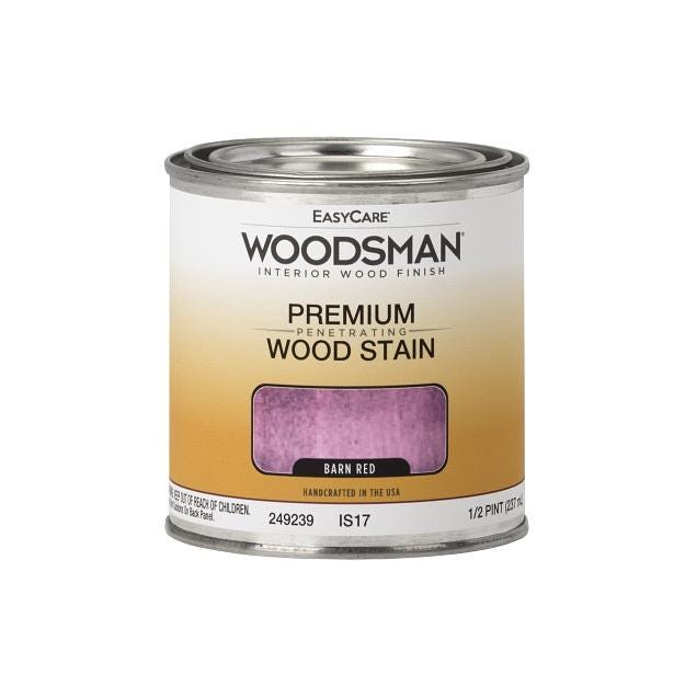 EasyCare Woodsman Barn Red Oil Base Interior Stain, 1/2 Pt.