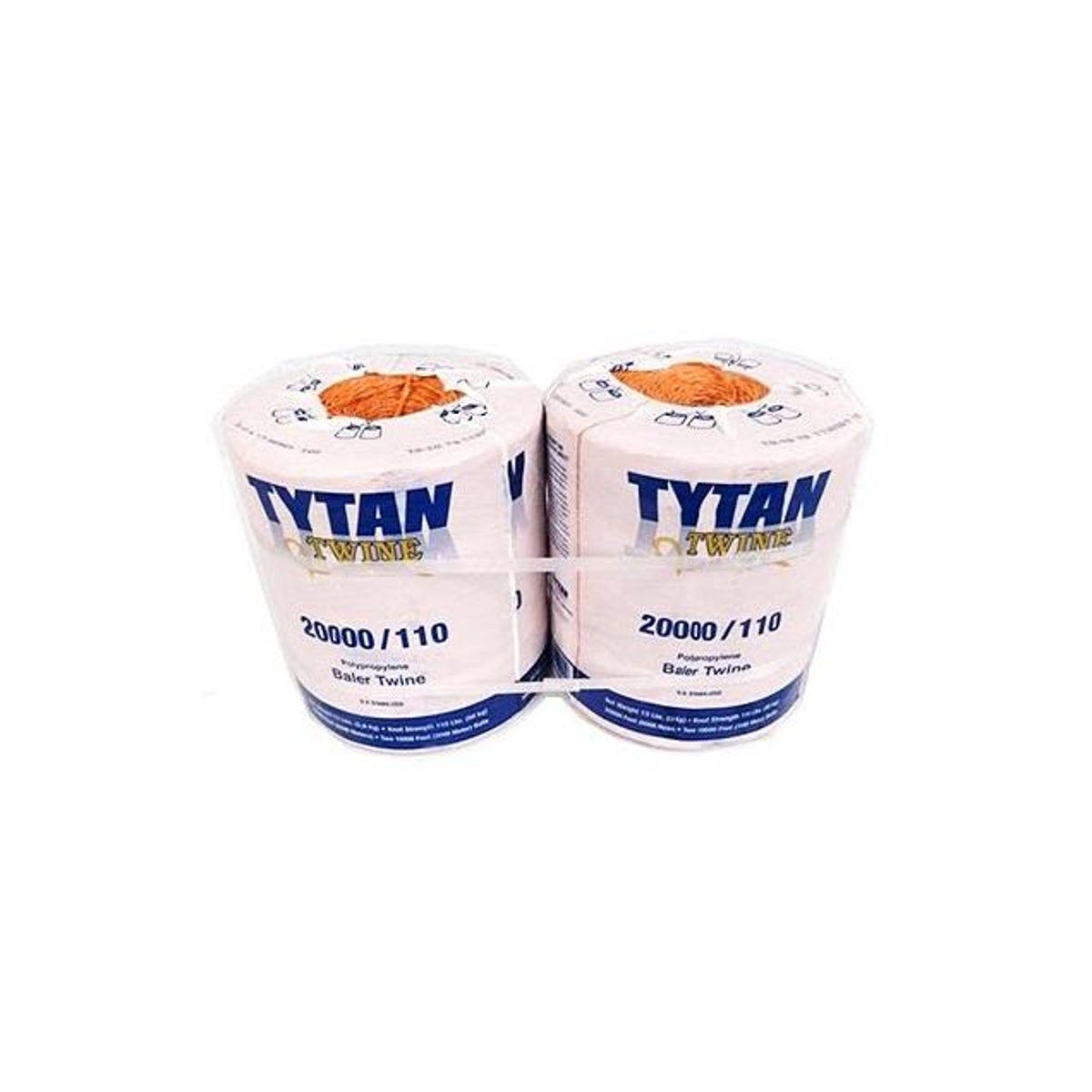 Tytan 10,00 Ft. Orange Poly Baler Twine (2-Pack) Tytan 10,00 Ft. Orange Poly Baler Twine (2-Pack)