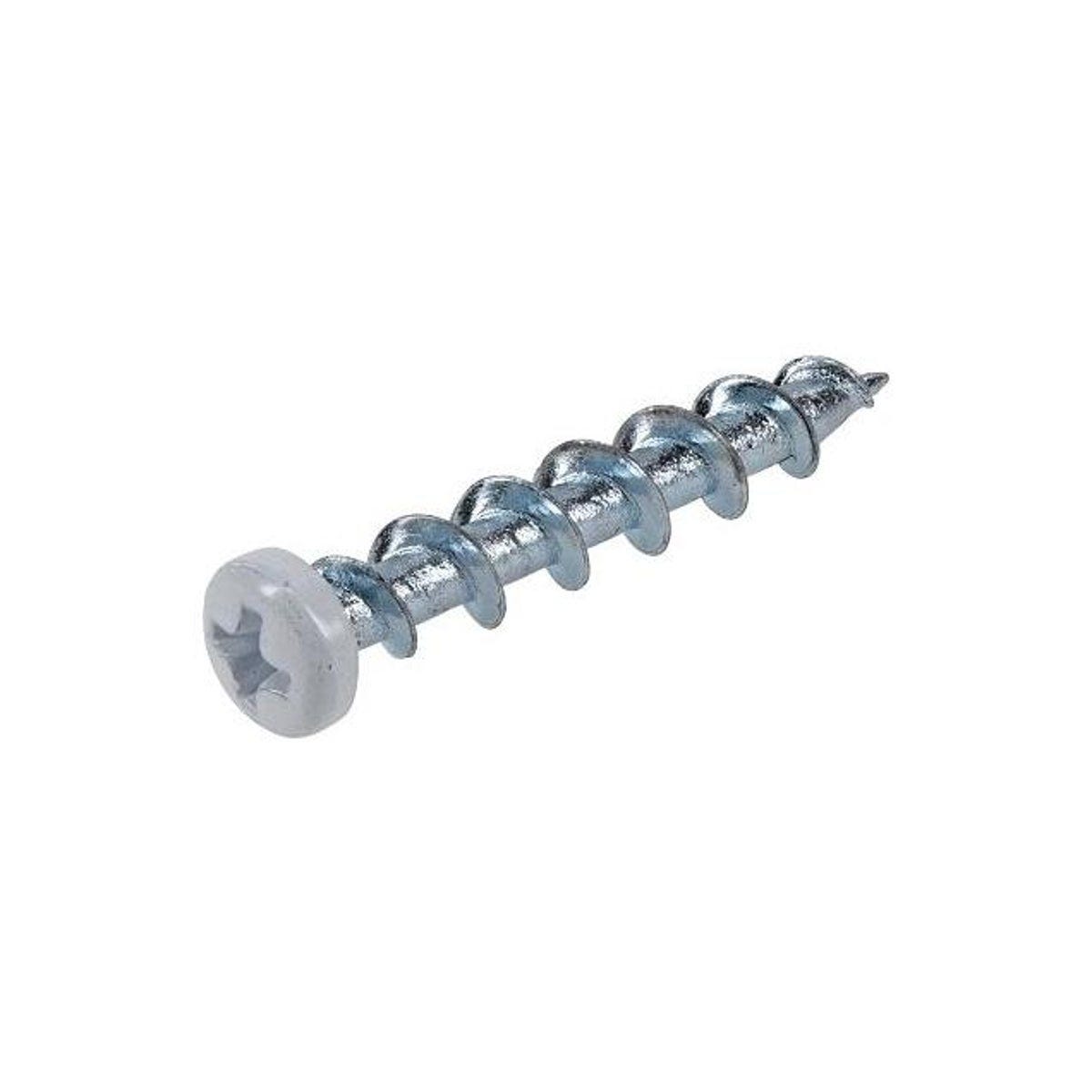 Hillman Borefast 1-1/2 In. White Coated Head 1-Piece Wall Anchor & Screw (6 Ct.) Hillman Borefast 1-1/2 In. White Coated Head 1-Piece Wall Anchor & Screw (6 Ct.)