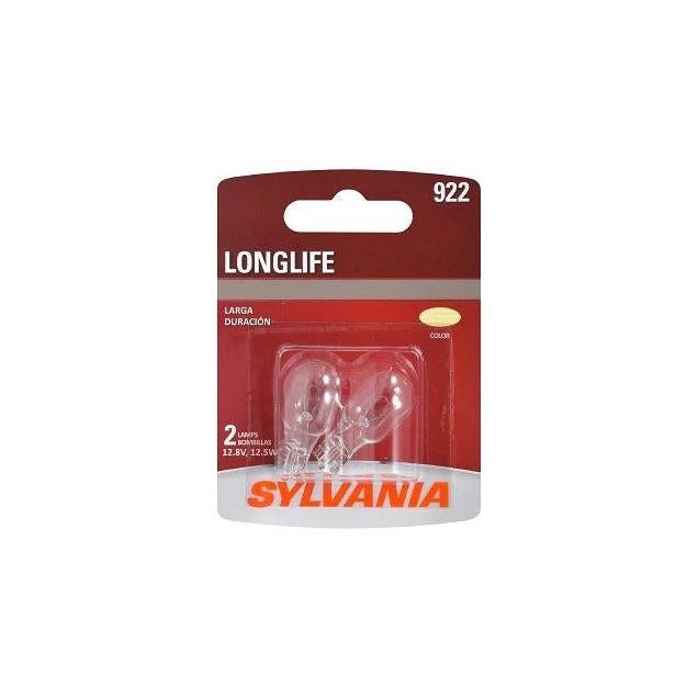 Sylvania 922LL BP2 Long Life Miniature Clear Bulb (2-Pack)