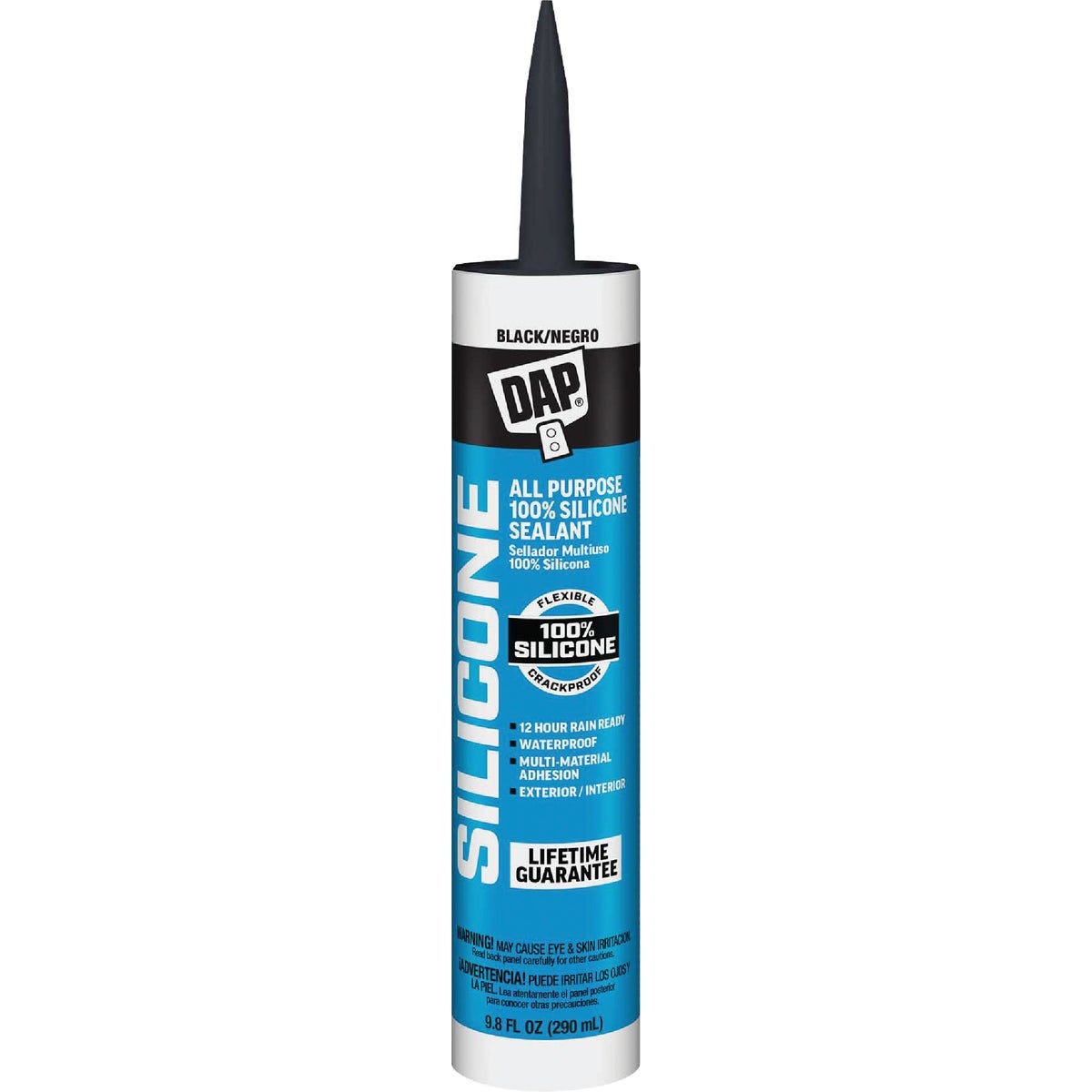 DAP 9.8 Oz. Window, Door & Siding Silicone Sealant, Black
