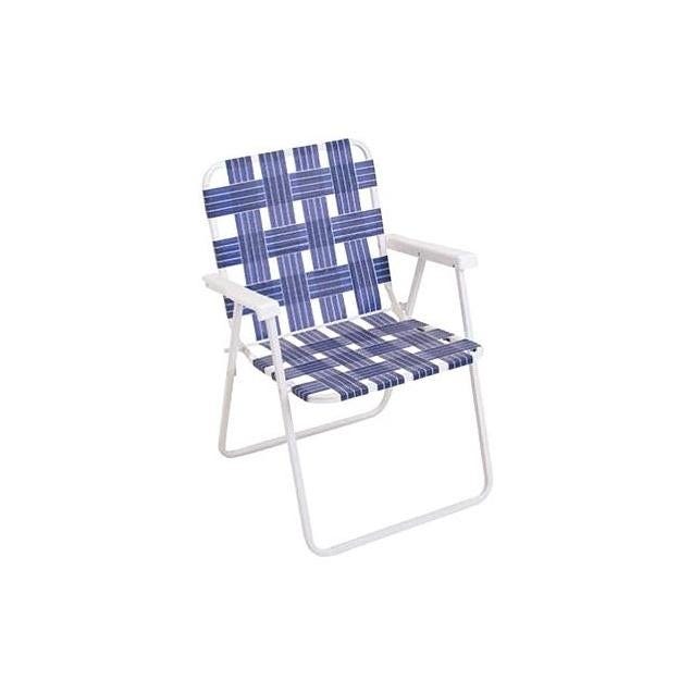 Rio Brands White Steel Folding Chair
