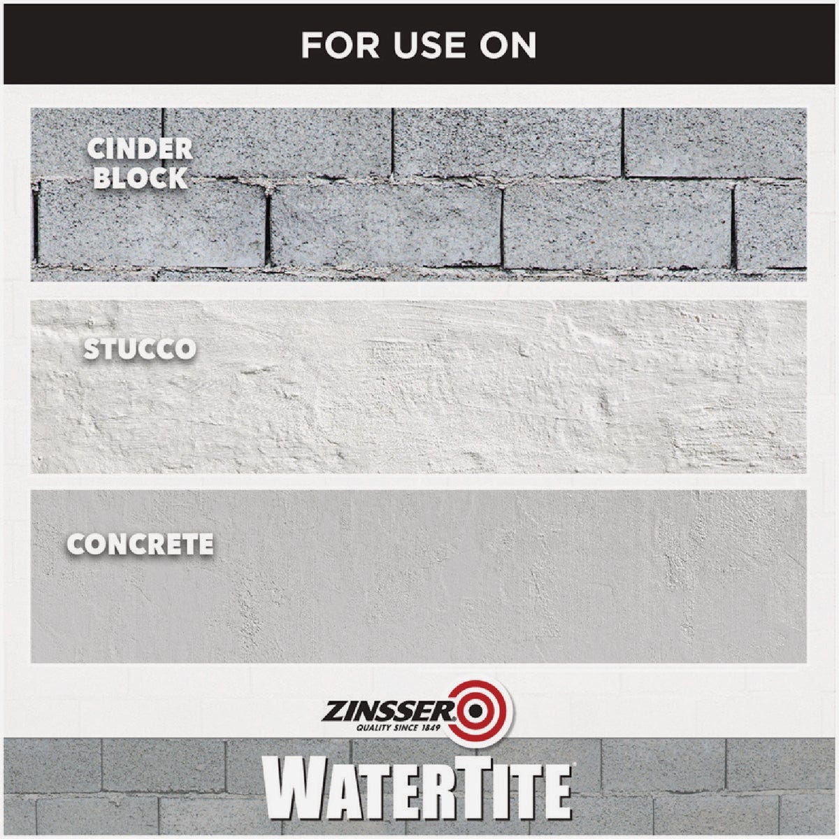 Zinsser WaterTite LX Ultra Mold & Mildew Proof Waterproofing Paint, 1 Gal. - photo 6