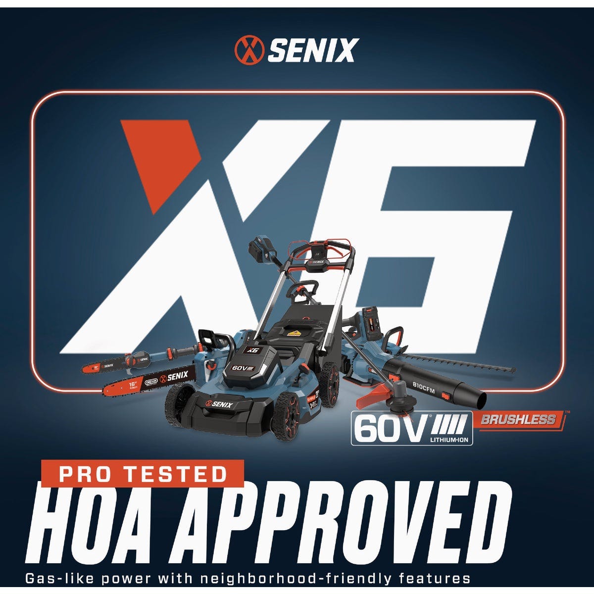 Senix X6 60V Max Lithium-Ion 4.0 Ah Battery - photo 3