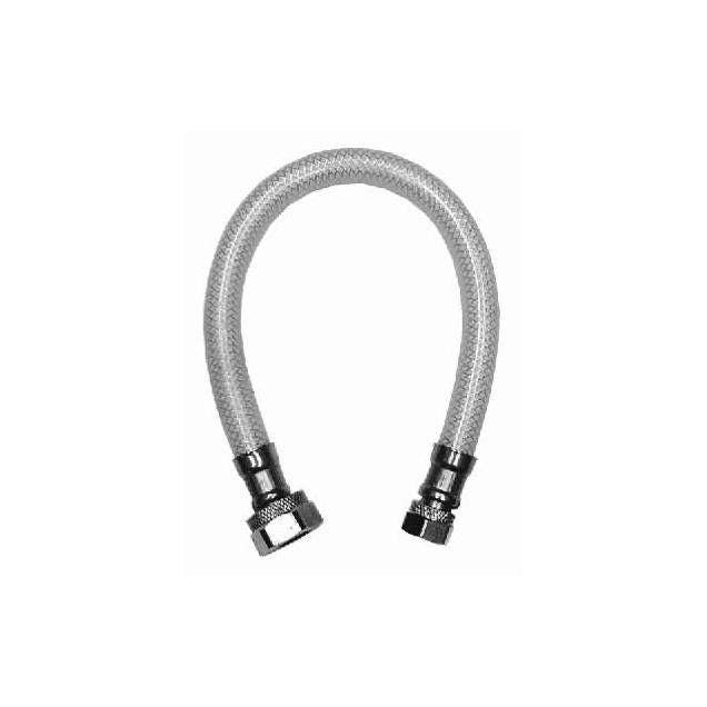 Homewerks Worldwide 3/8 Compression x 1/2 FIP x 12 In. Reinforced Poly Vinyl Faucet Connector