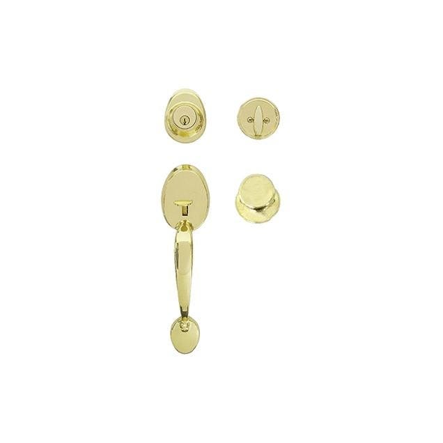 TruGuard Polished Brass Wilmington Handle Set TruGuard Polished Brass Wilmington Handle Set