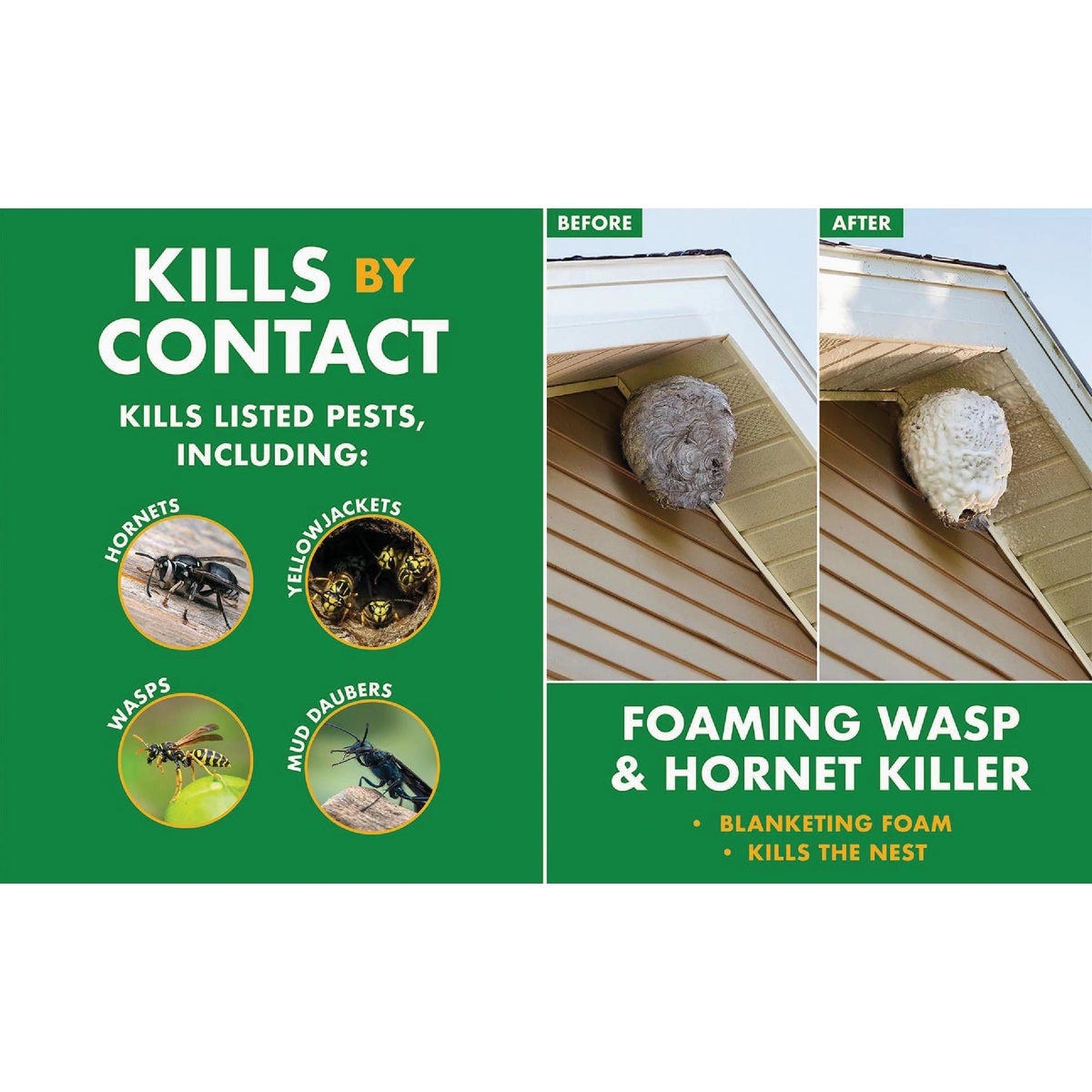 Spectracide 14 Oz. Foaming Wasp & Hornet Killer - photo 4 Spectracide 14 Oz. Foaming Wasp & Hornet Killer - photo 4